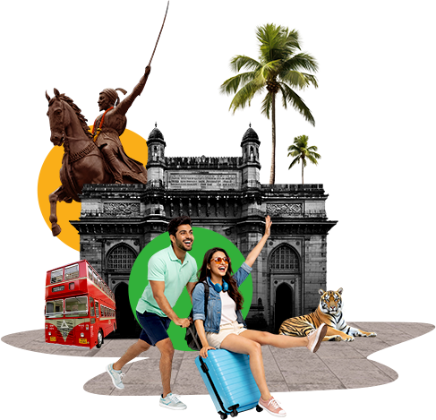 Maharashtra and Goa travel collage