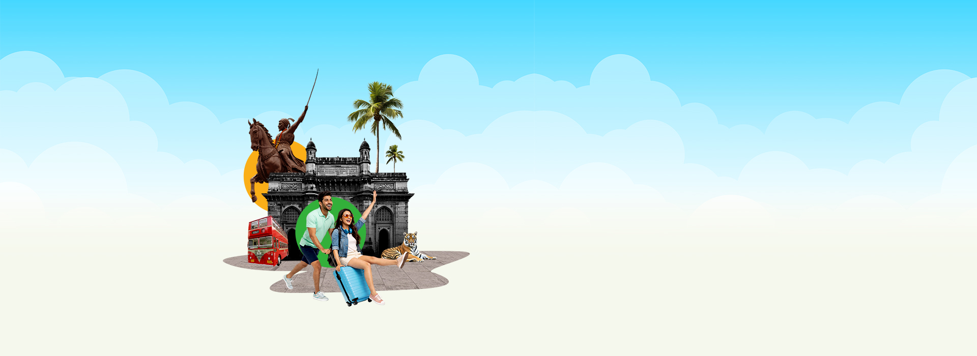 Maharashtra and Goa travel collage